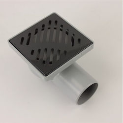Inter Ceramic Stainless Steel Floor Drain Black Inter Ceramic Stainless Steel Floor Drain Black