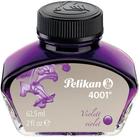 Pelikan 4001 Ανταλλακτικό Μελάνι για Πένα Μωβ 62.5ml
