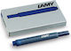 Lamy T10 5 Пълнителя за Писалка Сини