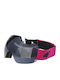 4F Ski & Snowboard Goggles Kids Black with Lens in Black Color