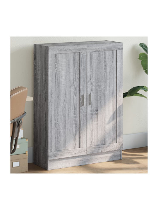 Sideboard Wooden Grey Sonoma 82.5x30.5x115cm