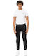Trousers Cargo Elastic Black