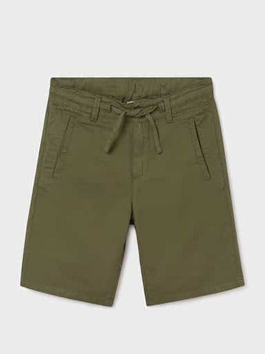 Mayoral Kids' Shorts/Bermudas Fabric Khaki