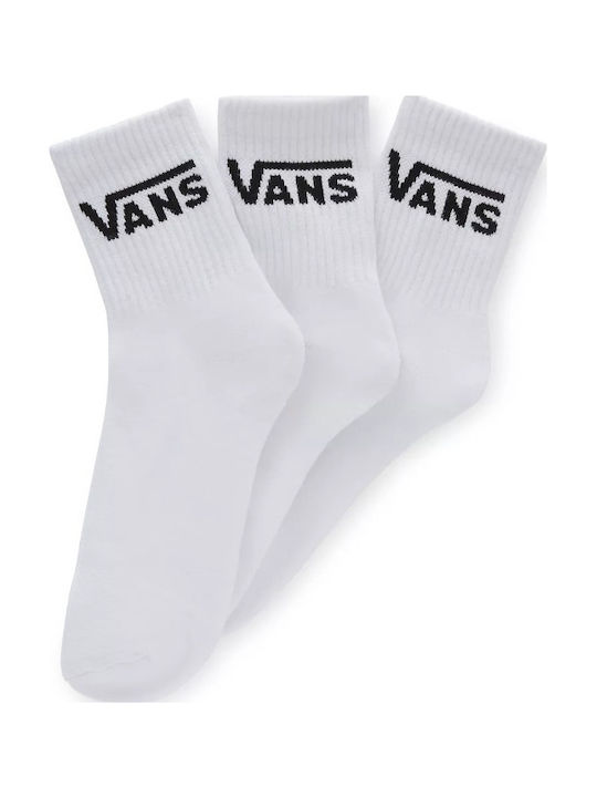 Vans Classic Half Crew Șosete Albe 3Pachet