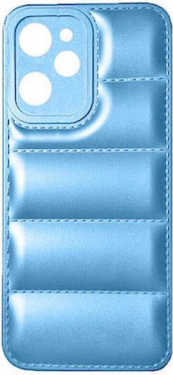Puffer Back Cover Μεταλλικό Γαλάζιο (Poco X5 Pro)