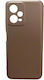 SiiPro Soft Задна корица Силикон / Метал 2мм Розово злато (Poco X5)
