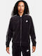 Sportswear Club Velour Jacket Men's Cardigan Black