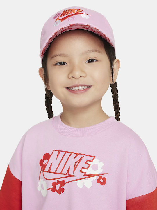 Nike Παιδικό Καπέλο Jockey Υφασμάτινο Ροζ