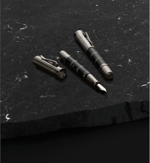 Faber-Castell Πένα Γραφής Medium Μαύρη με Μαύρο Μελάνι