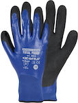 Cofra Proof Waterproof Gloves for Work Blue Nitrile 1pcs