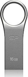 Silicon Power Firma F80 16GB USB 2.0 Stick Gray