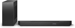 Philips Soundbar 720W 3.1.2 with Wireless Subwoofer and Remote Control Black