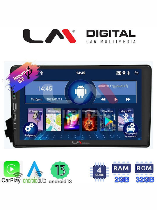 LM Digital Auto-Audiosystem Für SsangYong Actyon / Kyron 2006>2015 Bluetooth USB Eingebautes Wi-Fi GPS Apple CarPlay Android Auto Mit 9 Zoll Touchscreen