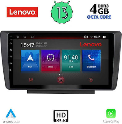 Lenovo Sistem Audio Auto pentru Skoda Octavia 2005-2012 (Bluetooth/USB/AUX/WiFi/GPS/Apple-Carplay/Android-Auto) cu Ecran Tactil 9"