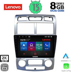 Lenovo Car Audio System for Kia Sportage 2004-2010 with Clima (Bluetooth/USB/AUX/WiFi/GPS/Apple-Carplay/Android-Auto) with Touch Screen 9"