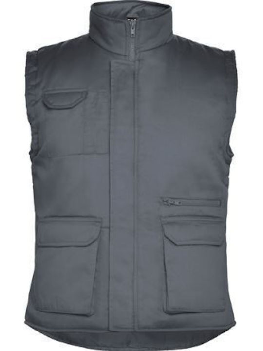 Roly Almanzor Men's Safety Vest Gray Roly Almanzor Men's Safety Vest Gray