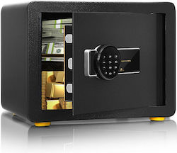 Costway Χρηματοκιβώτιο με Ψηφιακό Κλείδωμα και Κλειδί Διαστάσεων Μ40xΠ30xΥ31cm EL10001