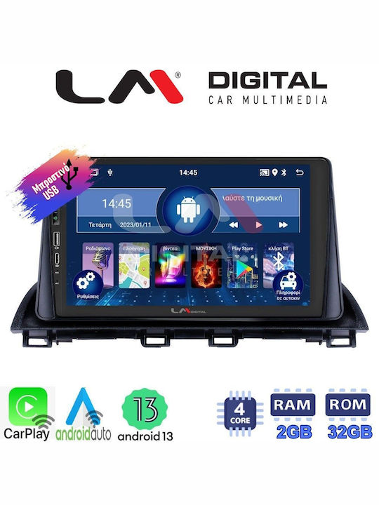 LM Digital Car Audio System for Mazda CX-4 2014 Bluetooth USB Wi-Fi GPS Apple CarPlay Android Auto