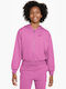 Kinder-Sweatshirt Strickjacke mit Kapuze und Taschen Fuchsie G Nsw Fz Hdy Jsy Lbr