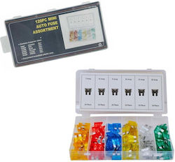 Mini Set Siguranțe Auto Cuțite 120buc Mini Set Siguranțe Auto Cuțite 120buc