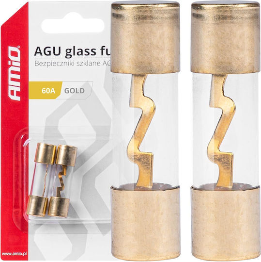AMiO Set Auto-Sicherungen Glas-Rundsicherungen 2Stück