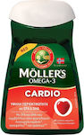 Moller's Omega-3 Cardio Масло от черен дроб на треска и Рибено масло 60 софтджел