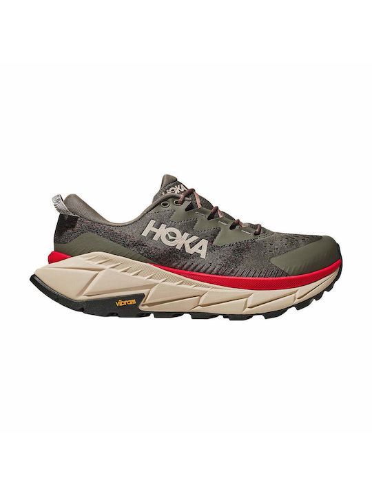 Hoka Skyline Float X Herren Sportschuhe Trail Running Haki