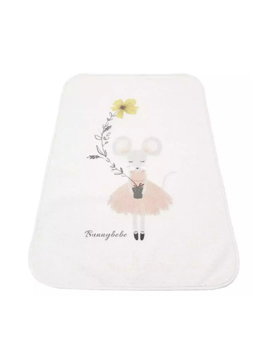 Bunny Bebe Burp Cloth in Multicolor Color