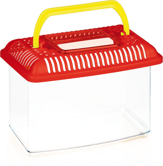 My Pets Solution Mypets Solutions Fish Aquarium Capacity 2.5lt with 22x14x15cm Red