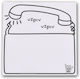 Sticker Memo Pads Cube White 9x9cm Missed Calls
