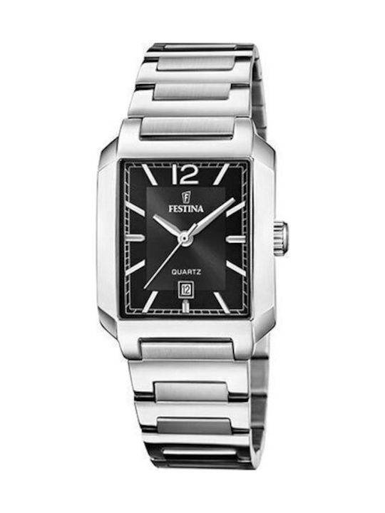Festina Ρολόι Μπαταρίας με Μεταλλικό Μπρασελέ Festina Ρολόι Μπαταρίας με Μεταλλικό Μπρασελέ