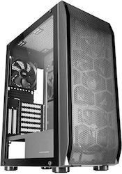 Mars Gaming MC-PRO2 Jocuri Full tower Cutie de calculator cu iluminare RGB Negru