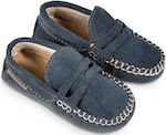 Babywalker Blue Baptism Moccasins