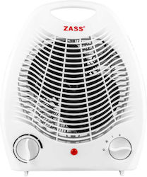 Zass Fan Heater Room Floor White 2000W