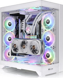 Thermaltake CTE E600 MX Gaming Midi Tower Computer Case with RGB Lighting Snow