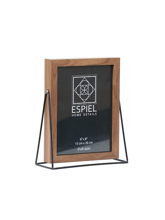 Espiel Wooden Photo Frame With Silver Frame 24 Pieces