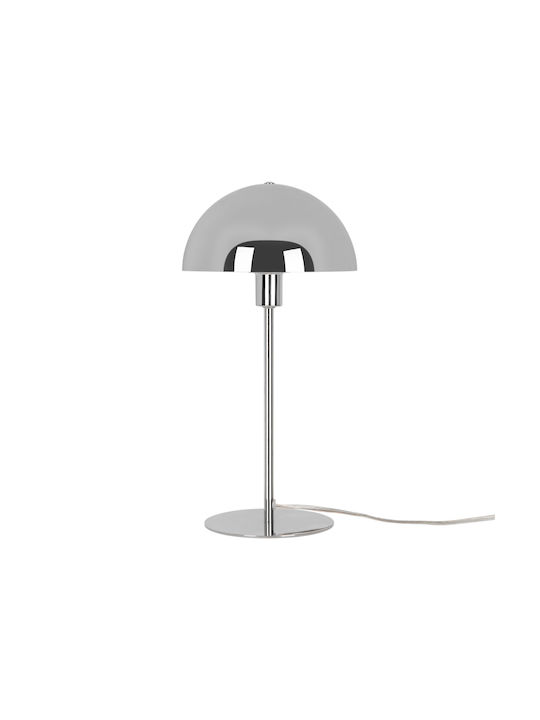Nordlux Ellen Metal Table Lamp for Socket E14 with Silver Shade and Base