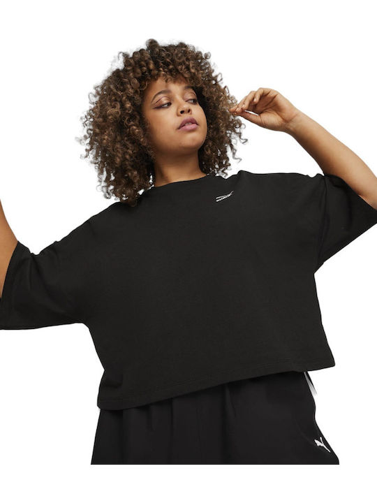 Better Classics Women's Athletic Oversized T-shirt Black