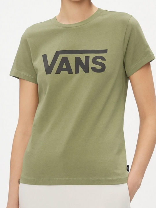 Vans Vans Flying V Crew Women's T-shirt Green