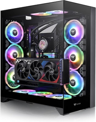 Thermaltake CTE E600 MX Gaming Midi Tower Computer Case with RGB Lighting Black