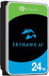 Seagate SkyHawk AI 24TB HDD Hard Disk 3.5" SATA III 7200rpm cu 512MB Cache pentru Desktop