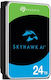 Seagate SkyHawk AI 24TB HDD Festplatte 3.5" SATA III 7200Umdrehungen pro Minute mit 512MB Cache für Schreibtisch