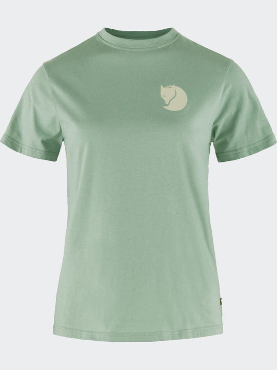 Fox Boxy Γυναικείο T-shirt LightGreen