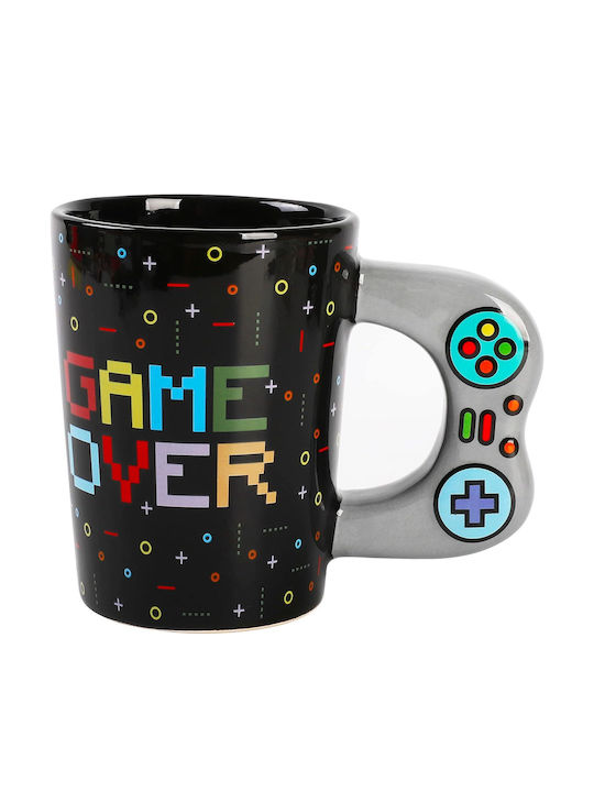 Game Over Едно Уникално Чаша Кафяв Керамика Кафяв