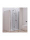 Karag S7 Porta Shower Screen for Shower with Foldable Door 60x200cm Clear Glass Chrome