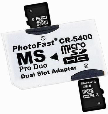 PhotoFast Cr-5400 Card Reader για microSD/MemoryStick Λευκό