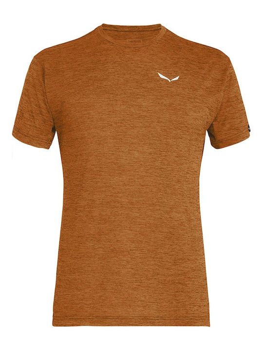 Salewa Men's Athletic T-shirt Short Sleeve Orange