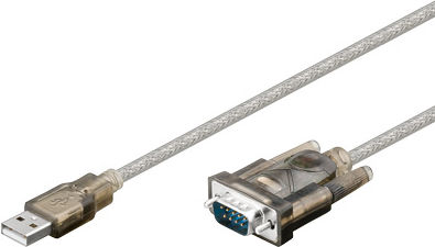 Goobay Cable RS232 9-pin male to USB-A 1.5m (95435) 1pcs