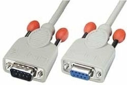 Lindy Καλώδιο RS232 9-pin male σε RS232 9-pin female 20m (31523)