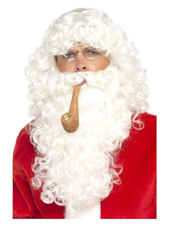 Dress Up Kit Deluxe Christmas Beards Santa Claus White